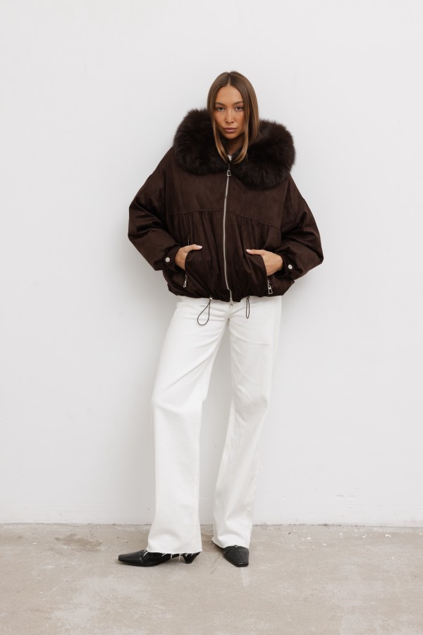 6820 Puffer Jacket Brown