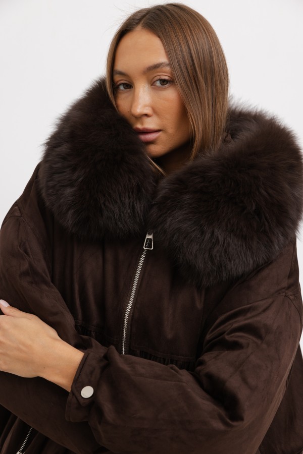 6820 Puffer Jacket Brown