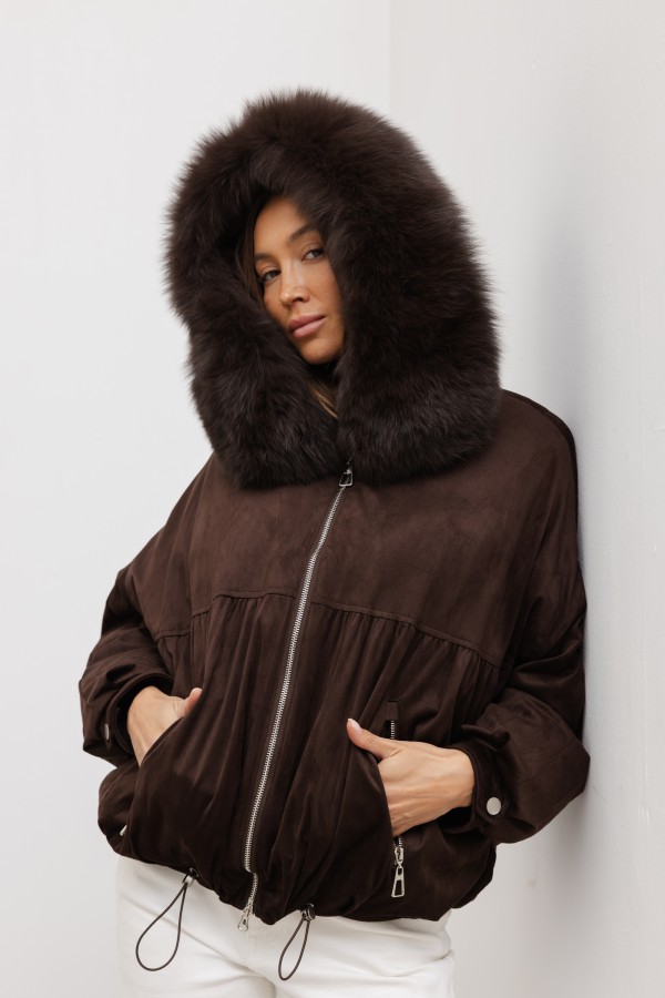 6820 Puffer Jacket Brown