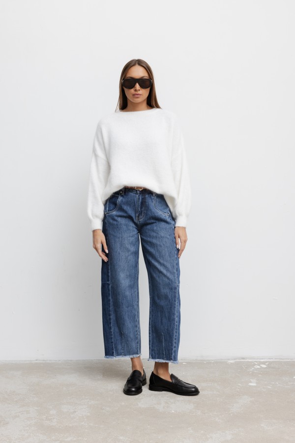 LZ2016 Straight Cropped Jeans