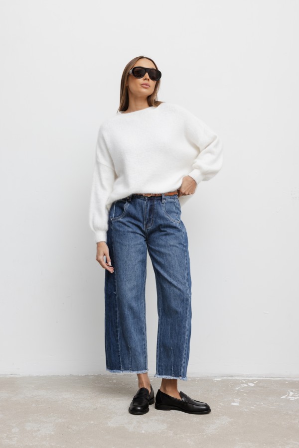 LZ2016 Straight Cropped Jeans