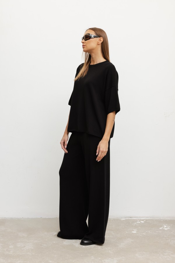 Alba Knit Top Black