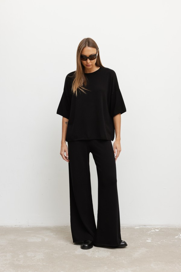 Alba Knit Top Black