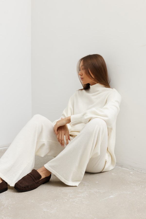 James Merino Wool Set Cream