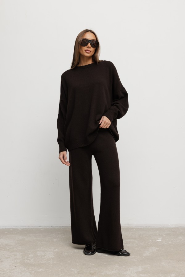 Elliot Sweter Oversize Coffee