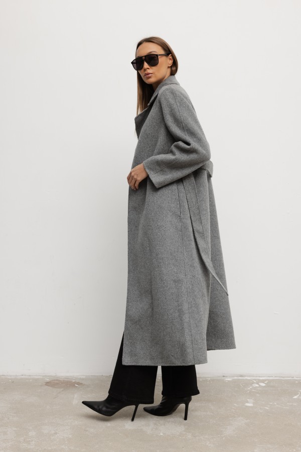 Laurent Płaszcz Wełniany HAnd Made