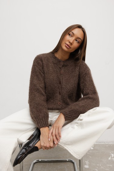 Eric Kardigan Moherowy Milk...