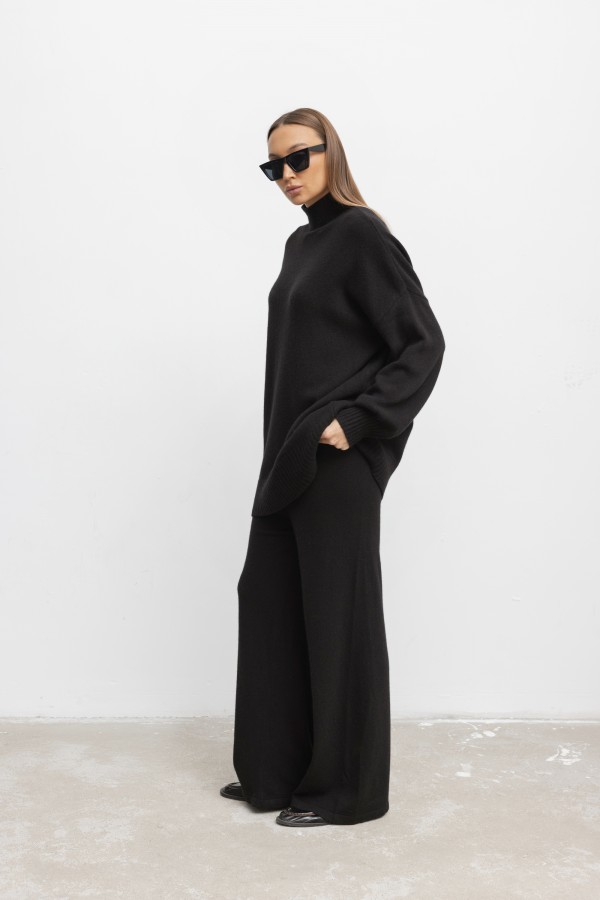 James Merino Wool Set Black