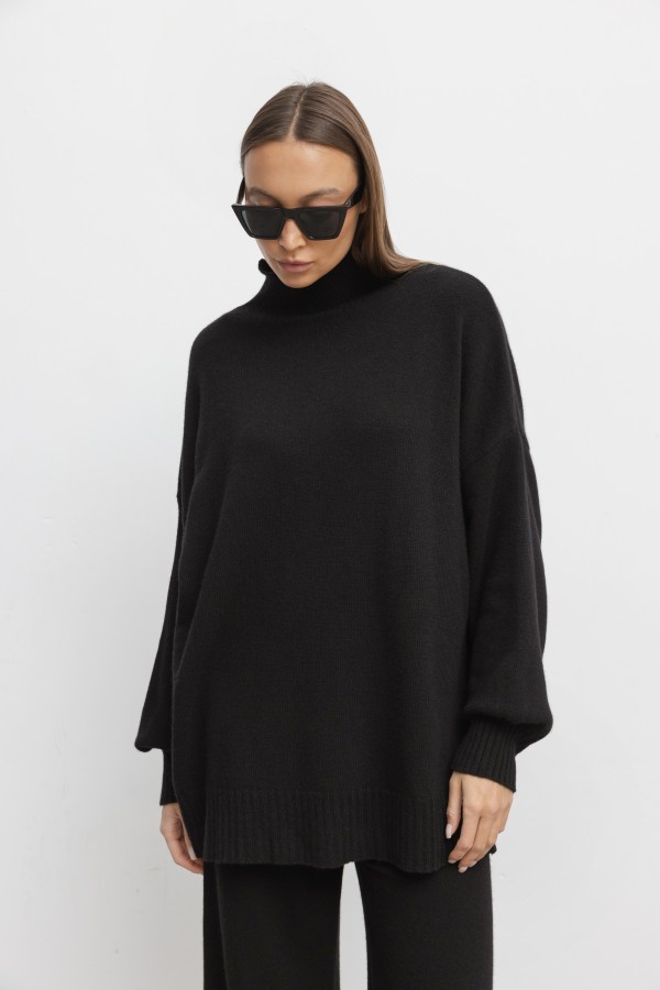 James Merino Wool Set Black