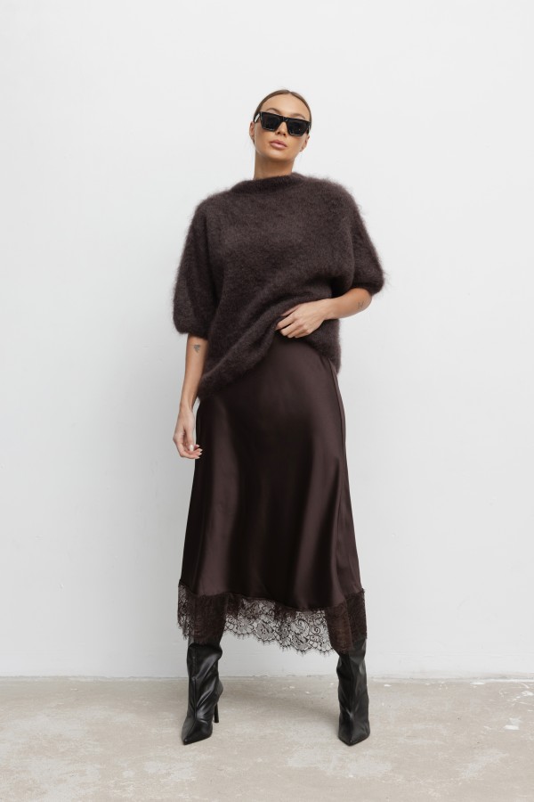 Steven Moherowy Sweter Chocolate Premium