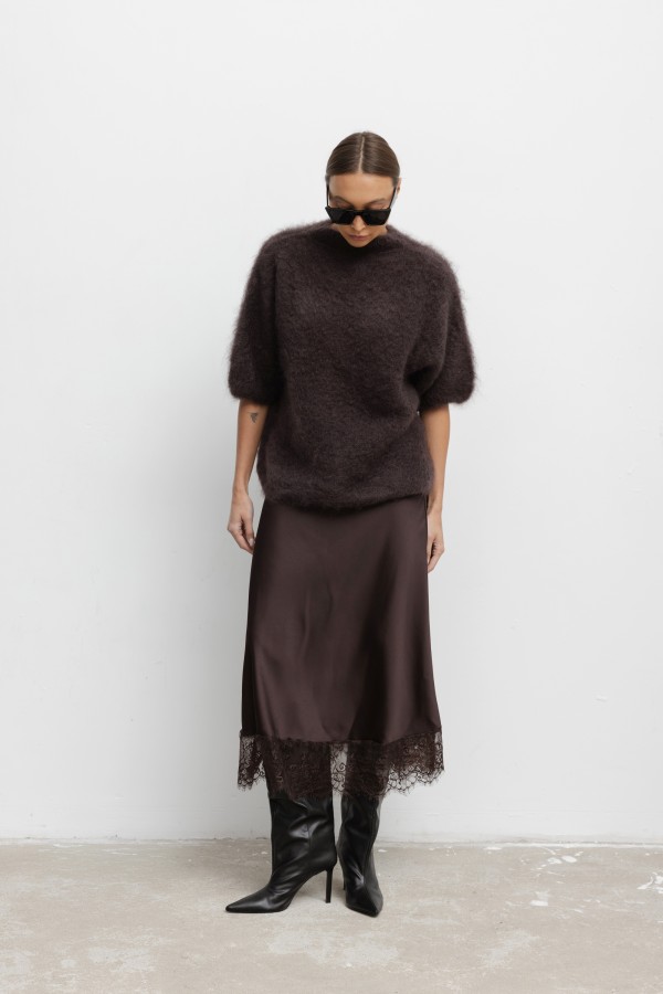 Steven Moherowy Sweter Chocolate Premium