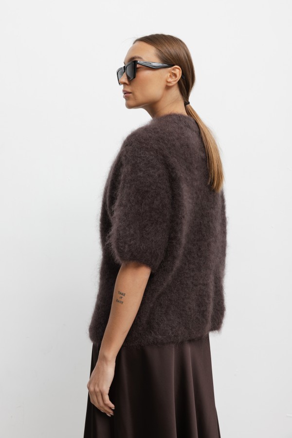 Steven Moherowy Sweter Chocolate Premium
