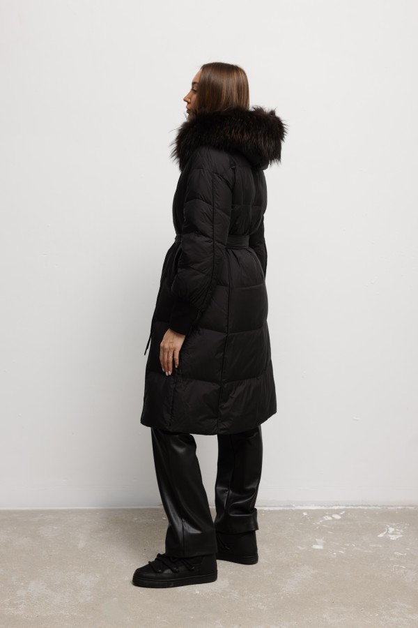 5866 Down Coat Black
