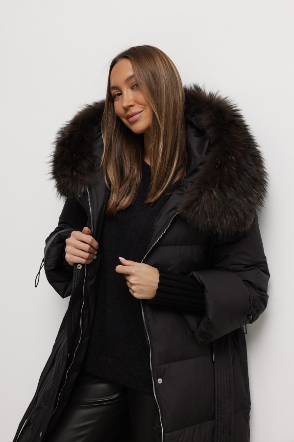 6815 Down Coat Black