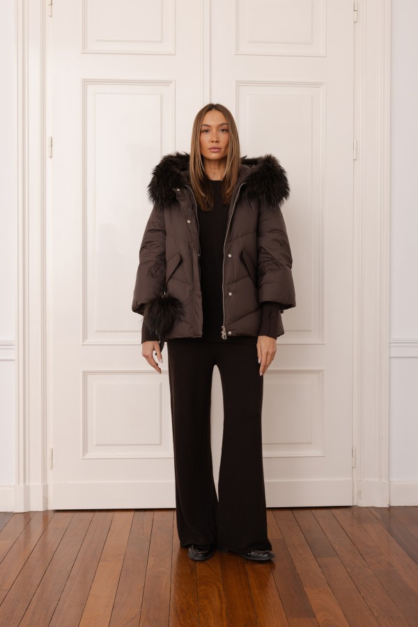 8917 Down Jacket Brown