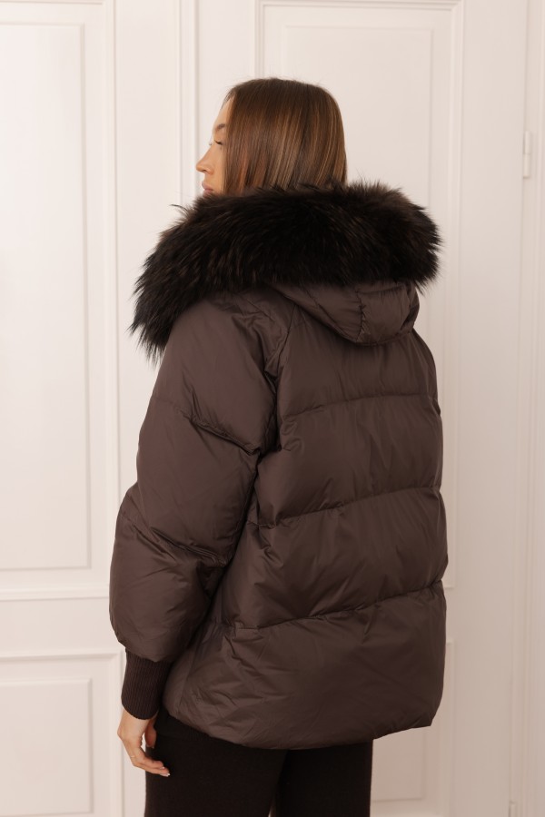 8917 Down Jacket Brown