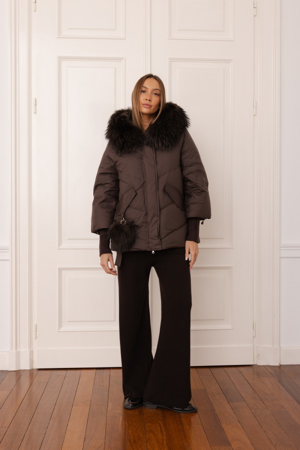 8917 Down Jacket Brown