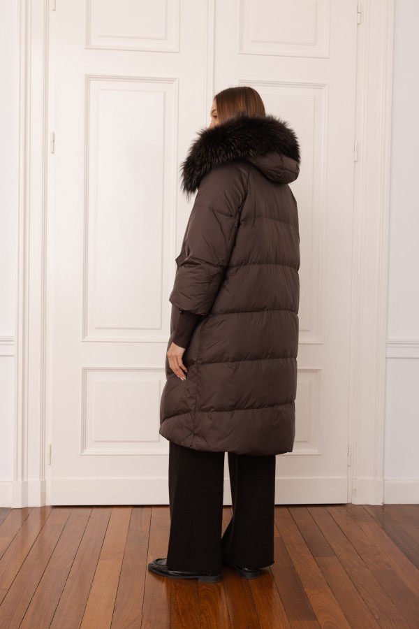 8922 Down Coat Brown