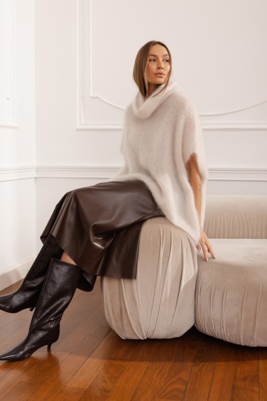 Viola Spódnica Z Eko Skóry...