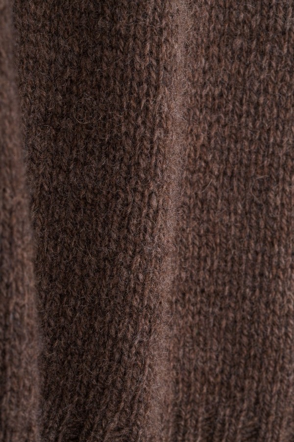 Dustin Merino Wool Sweater Milk Chocolate
