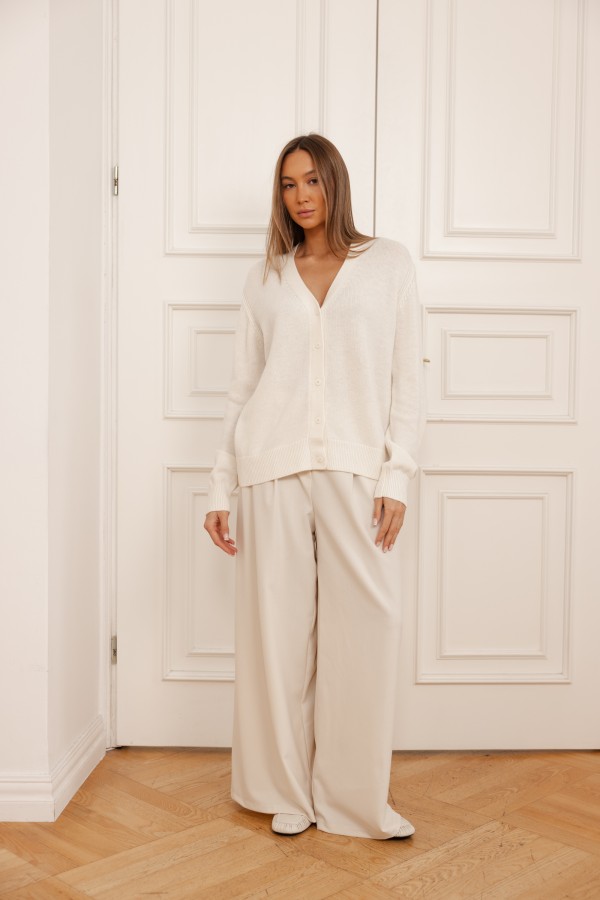 Maribel Kardigan Dzianinowy Cream