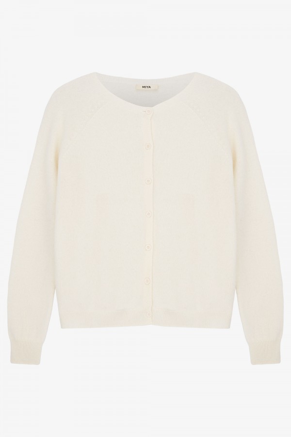 Roberto Cashmere-Blend Sweater Ecru