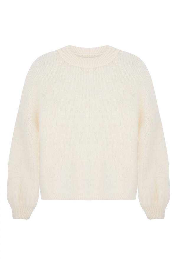 Billy Sweter Moherowy Ecru