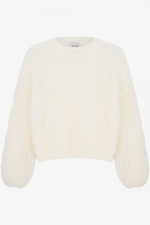 Luke Mohair Sweater Ecru