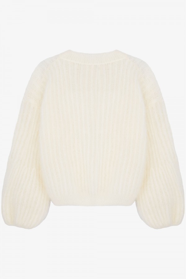 Luke Mohair Sweater Ecru