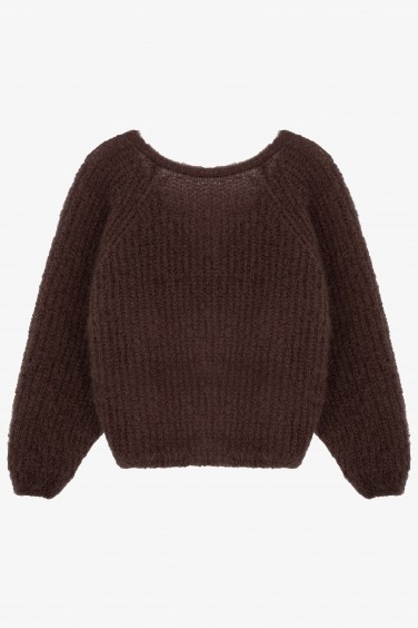 Elias Mohair Sweater Brown