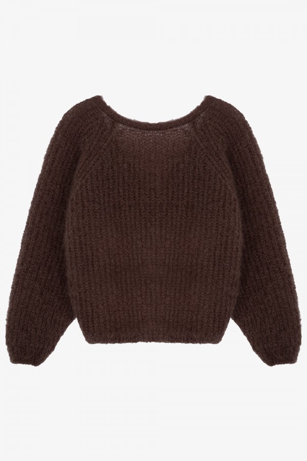Elias Mohair Sweater Brown