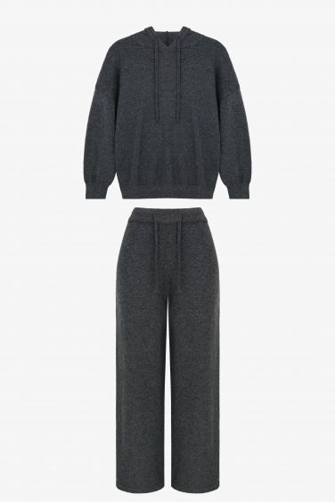 Denise Komplet Z Angorą Gray