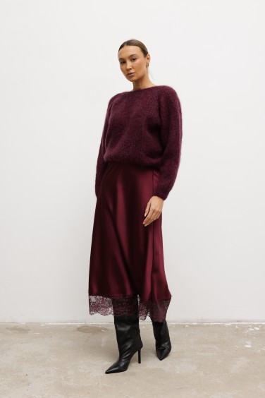 Sylvia Spódnica Satynowa Z...