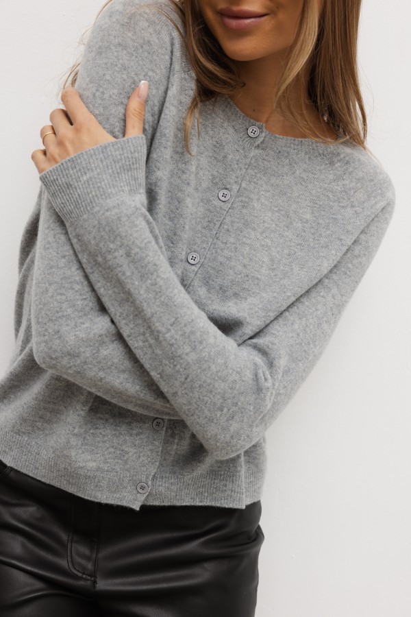Roberto Cashmere-Blend Sweater Grey
