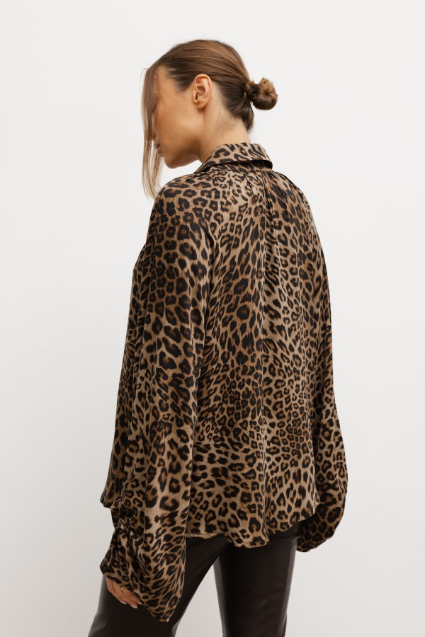 Savanna Koszula W Zwierzęcy Print