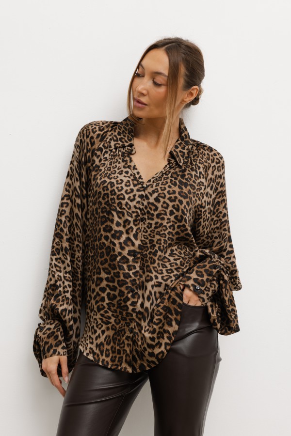 Savanna Koszula W Zwierzęcy Print