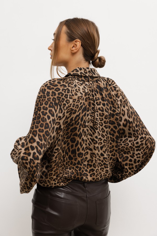 Savanna Koszula W Zwierzęcy Print