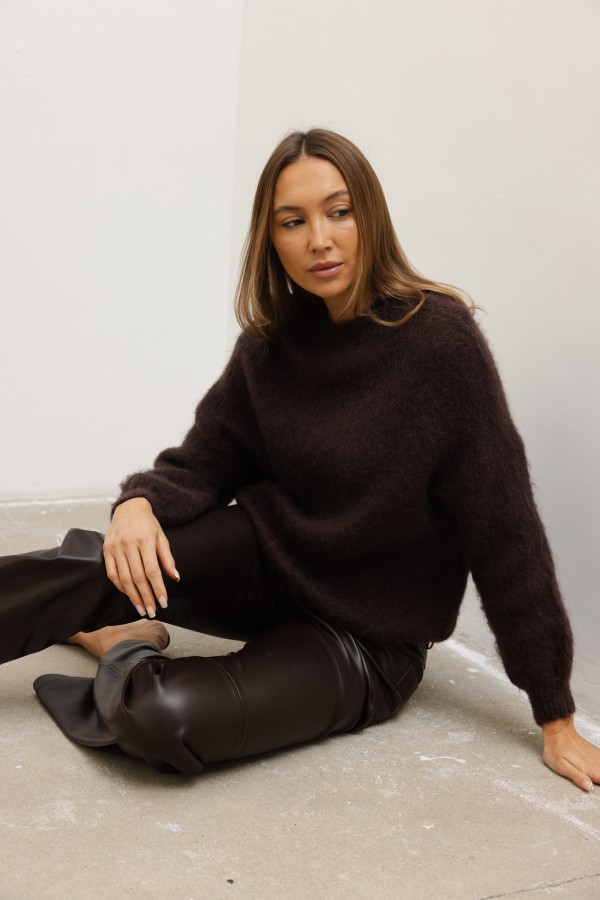 Billy Mohair Sweater Brown