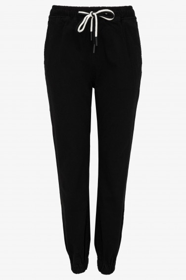 2013 Black Denim Joggers