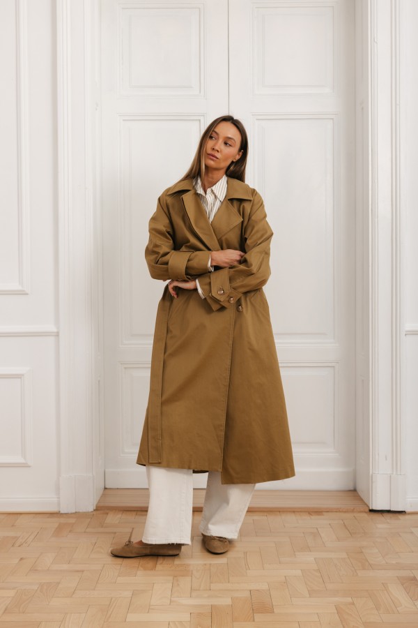 LD5115 Trench Coat Camel