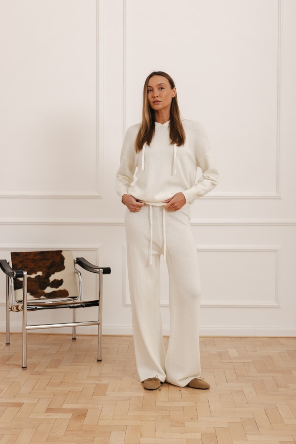 Denise Komplet Z Angorą Ecru