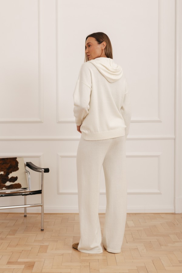 Denise Komplet Z Angorą Ecru