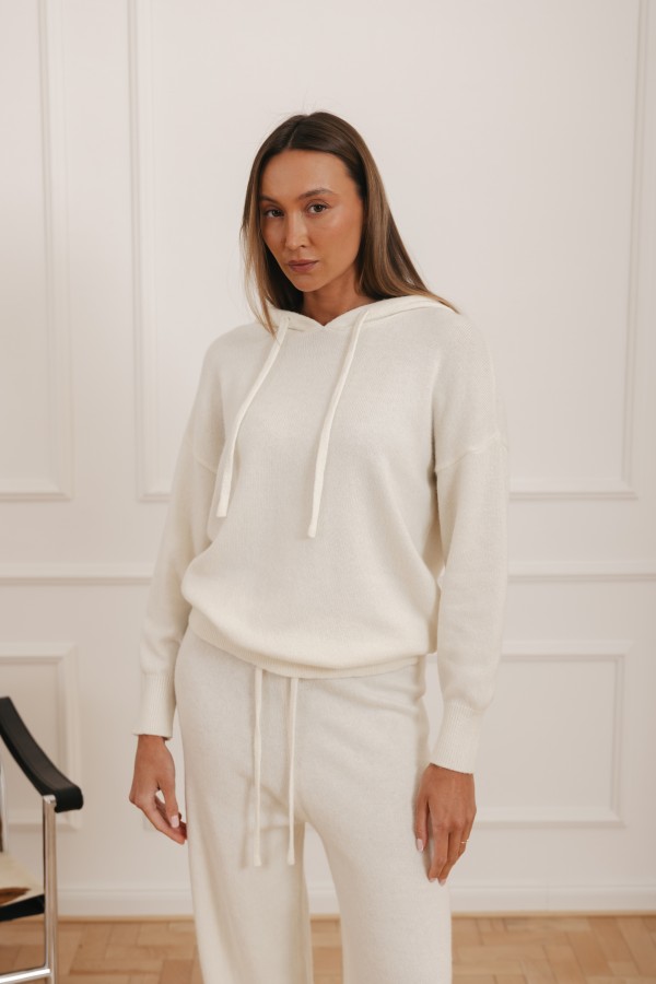 Denise Komplet Z Angorą Ecru