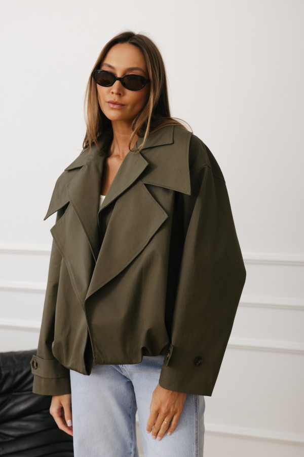 LD3950 Kurtka O Kroju Bomberki Khaki