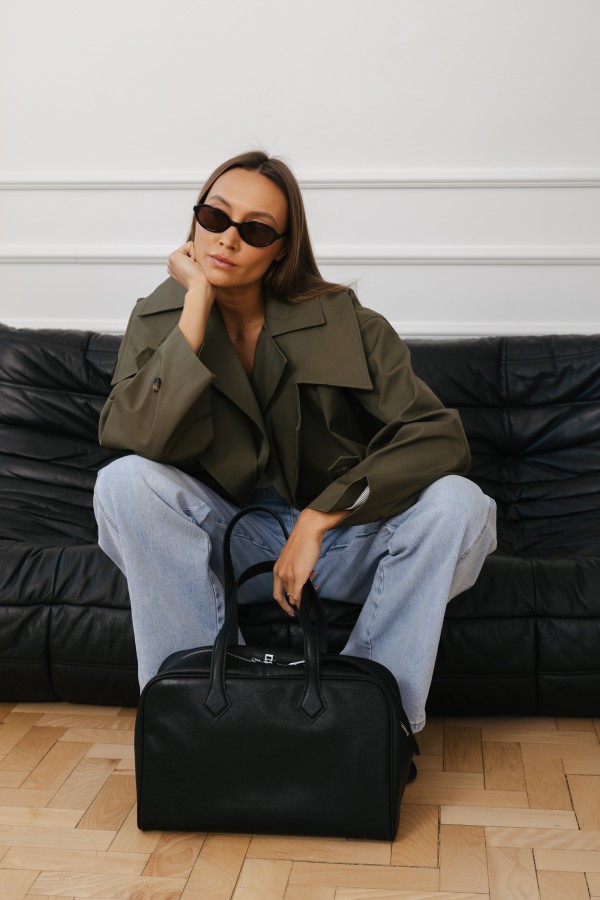 LD3950 Kurtka O Kroju Bomberki Khaki