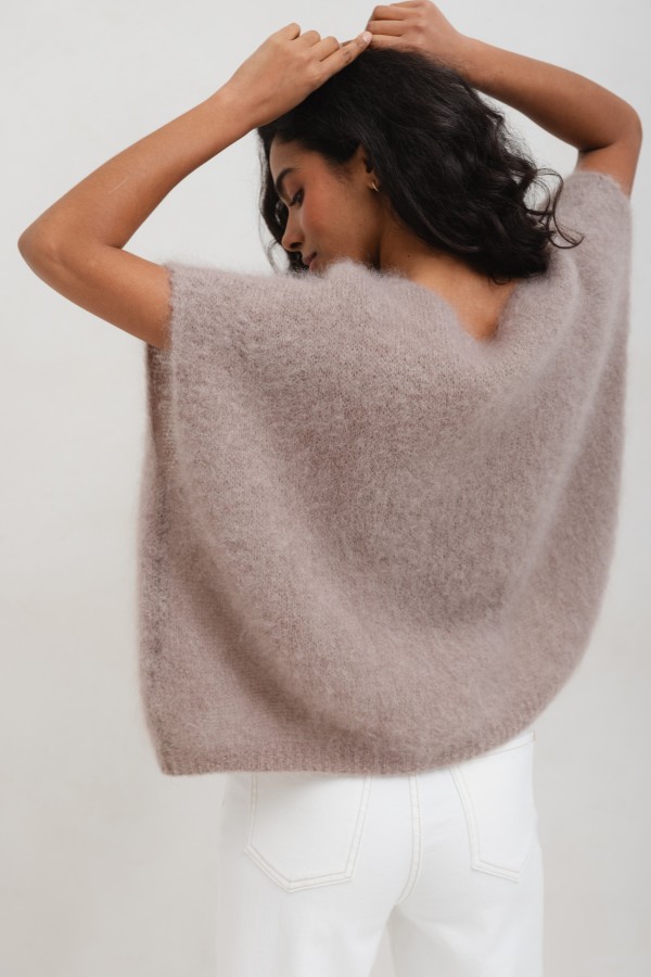 Jules Sweter Moherowy Mokka