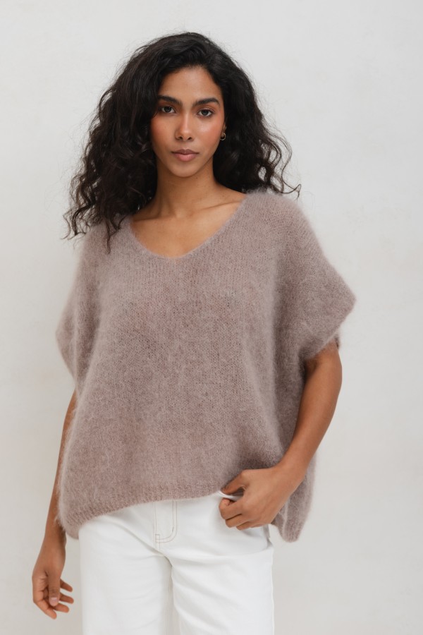 Jules Sweter Moherowy Mokka