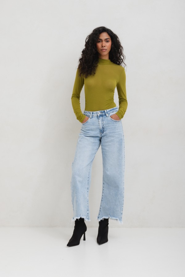 W3665 Jeans Barrel Blue