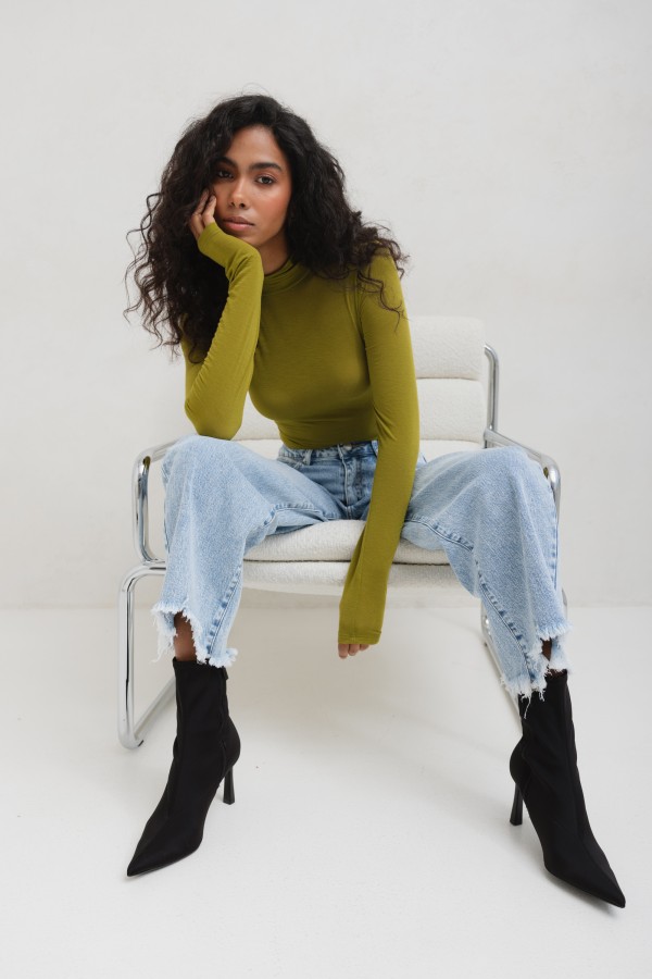 W3665 Spodnie Jeansowe Barrel Blue