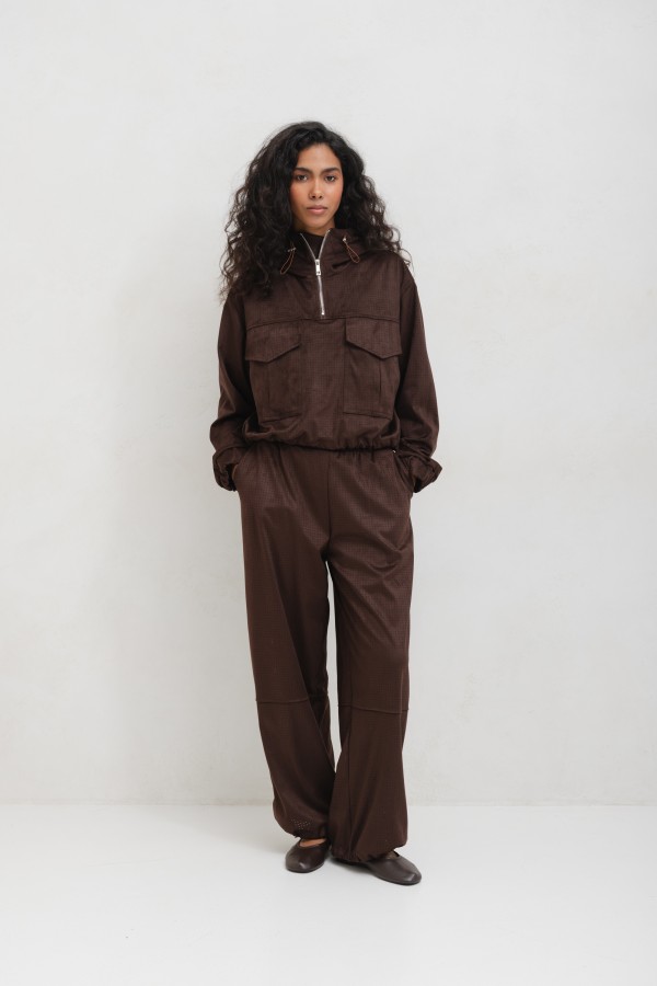 LD3980 Kurtka Brązowa